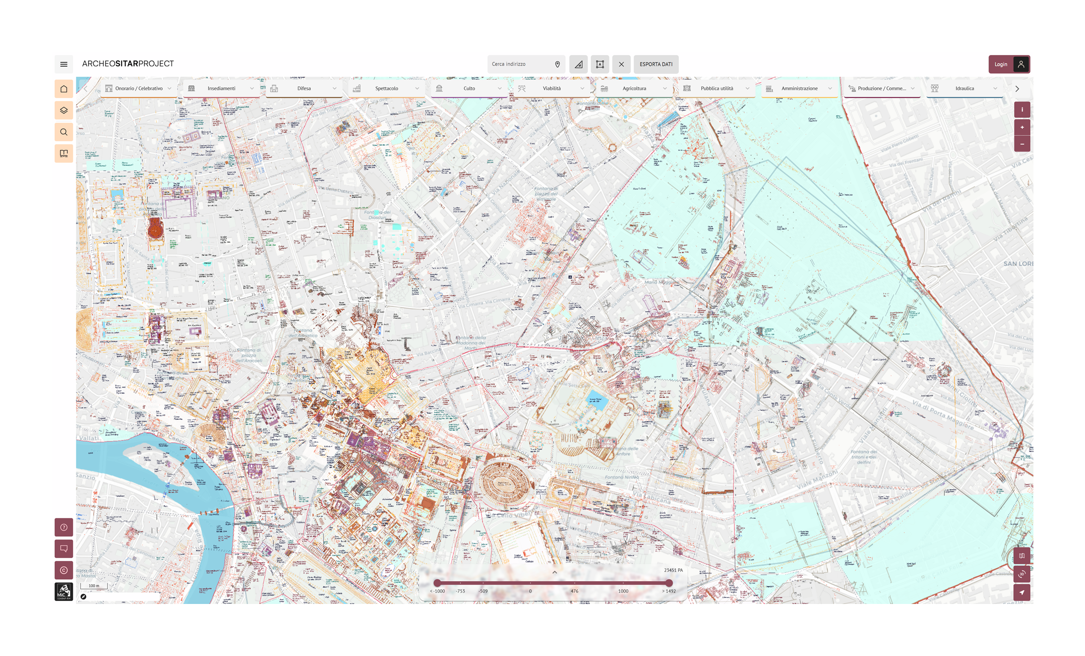 La Mappa costantiniana dell'”Atlante di Roma antica” è online su SITAR – Sistema Informativo Territoriale Archeologico di Roma.